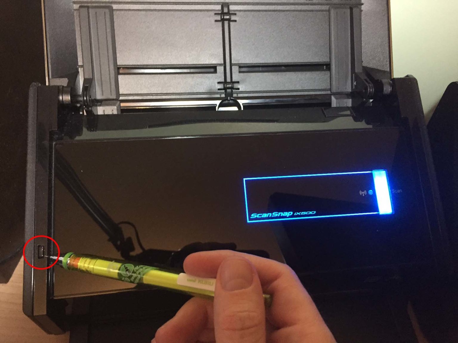 How to Fix Scansnap ix500 scanner won’t power on Ian Howlett's Blog